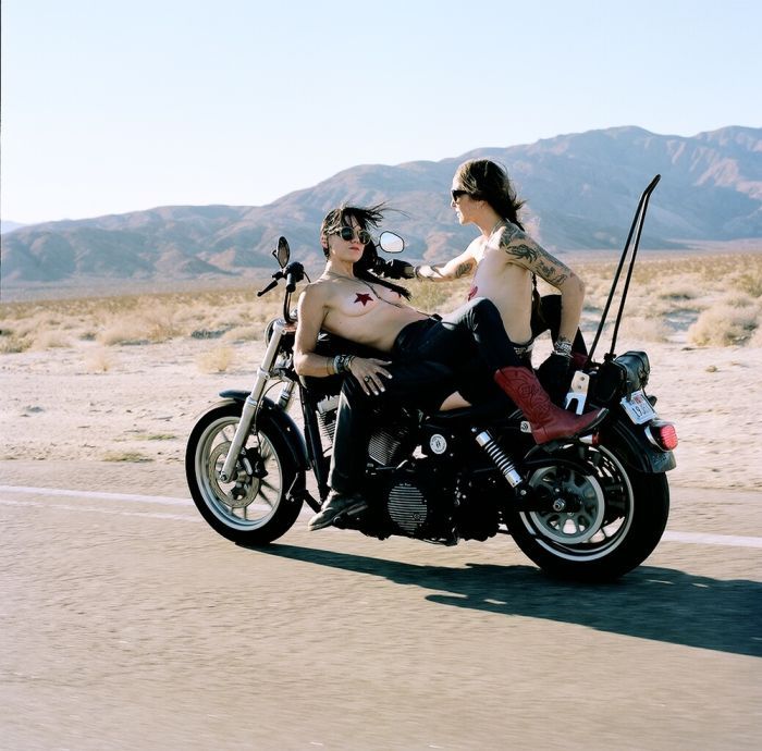 Girls on a motorcycle in Cuttack