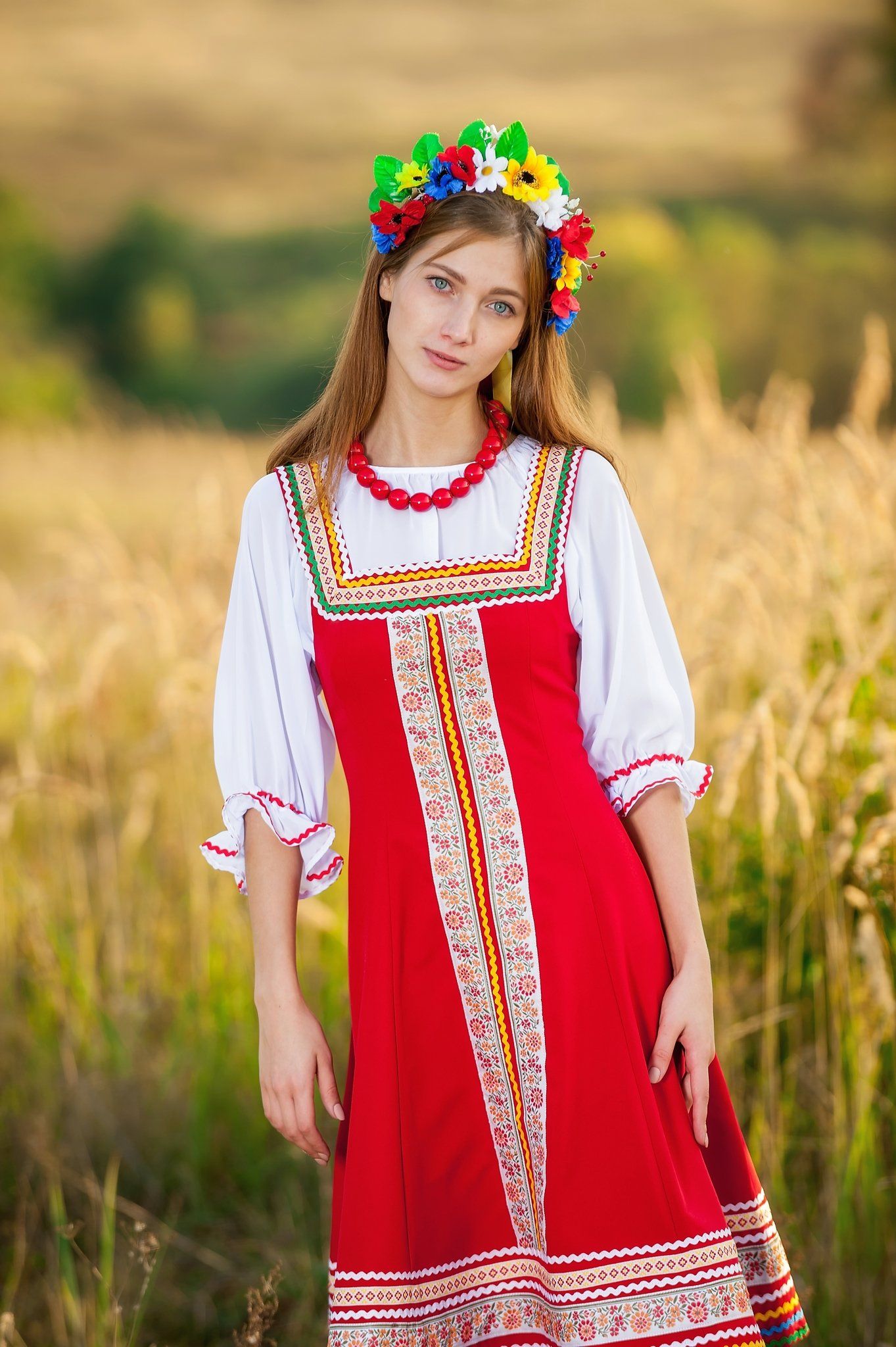 Women in Slavic costumes in Cuttack