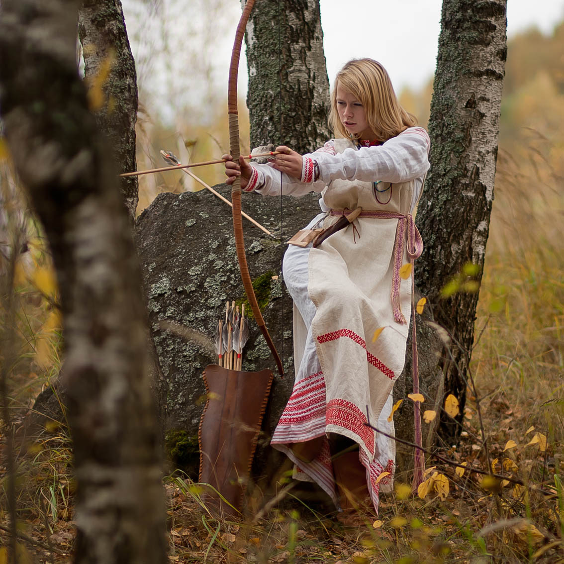 Sexy photo Girls in Slavic costumes in Cuttack